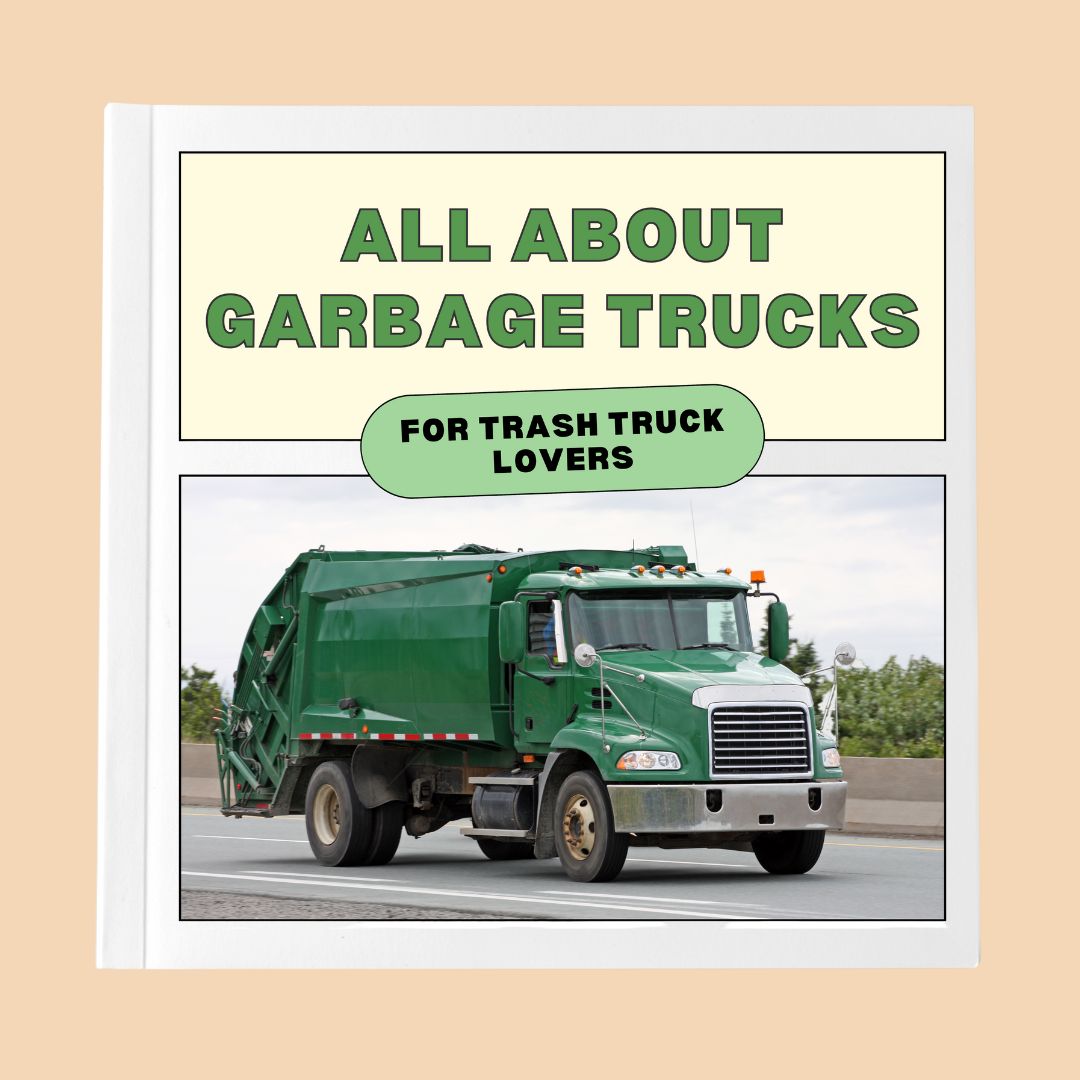"All About Garbage Trucks" Children's Book (HARDCOVER)
