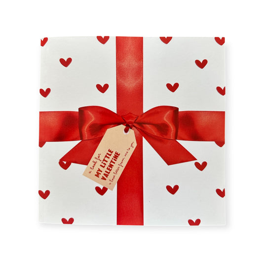 A (Personalized) Book For My Little Valentine: A Love Letter from Me to You - (Red Heart Cover)