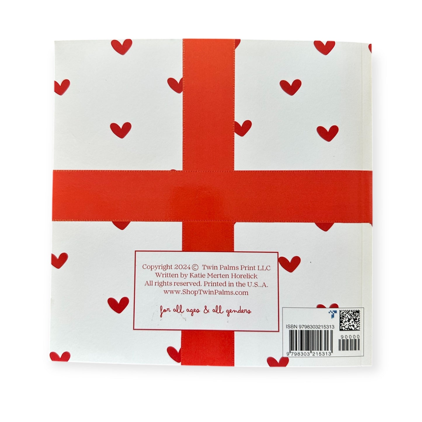 A (Personalized) Book For My Little Valentine: A Love Letter from Me to You - (Red Heart Cover)
